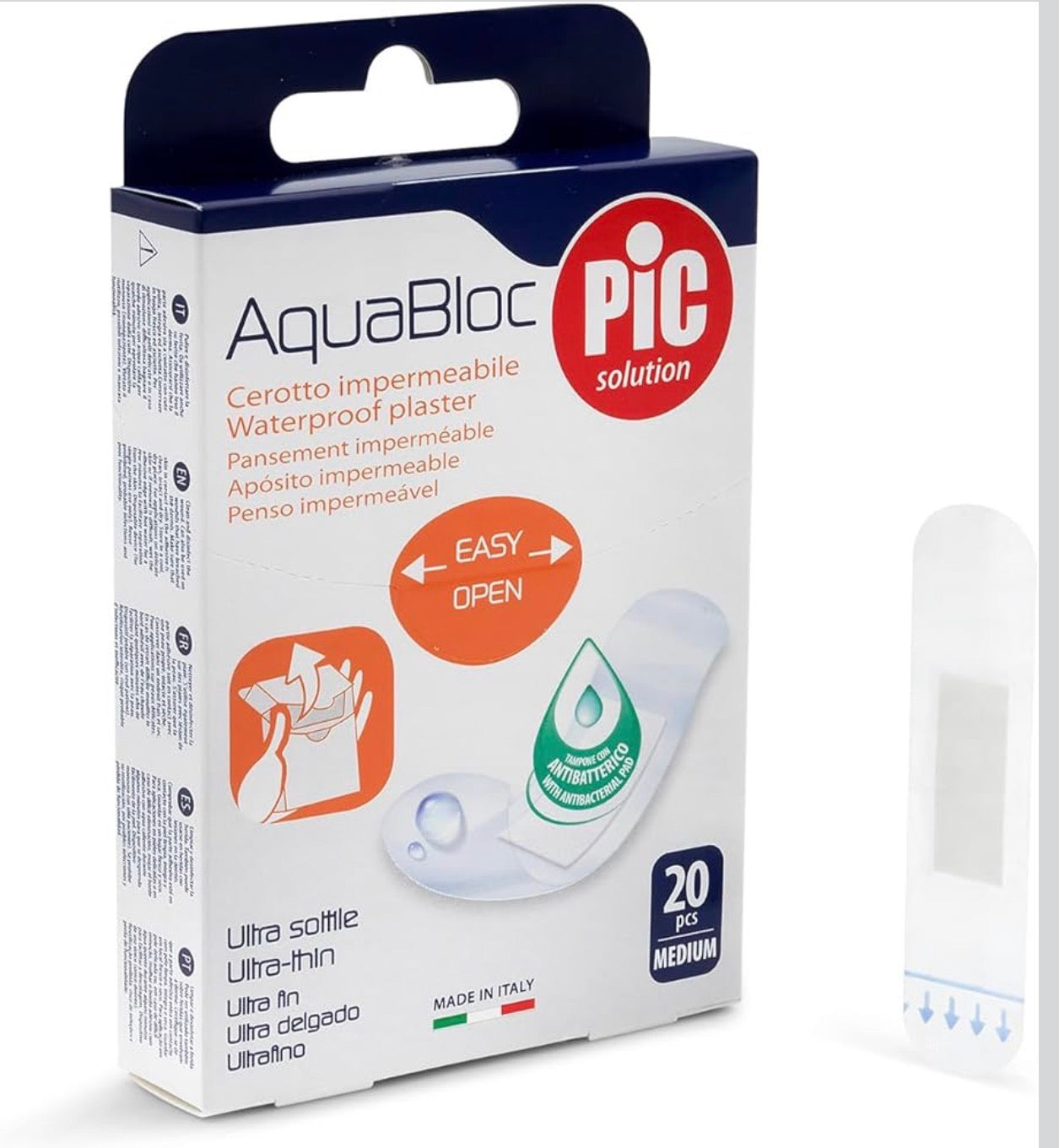 Pic Waterproof Plaster Aquabloc 20pcs