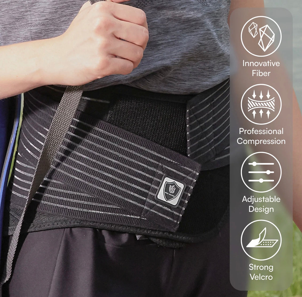 Vital Salveo Back Support C-Fit – Large