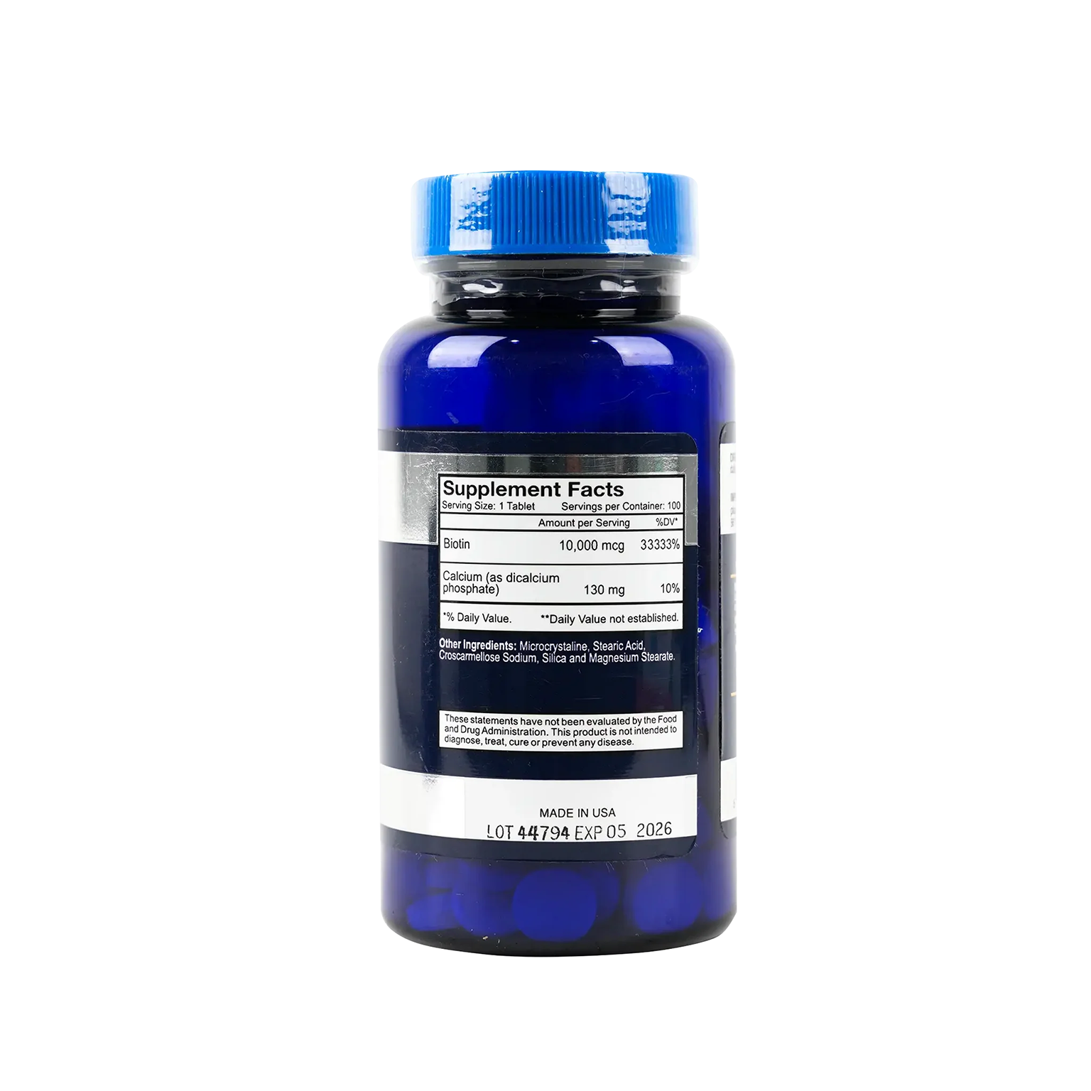 Infinity Biotin 10000 mcg, 100 Tablets