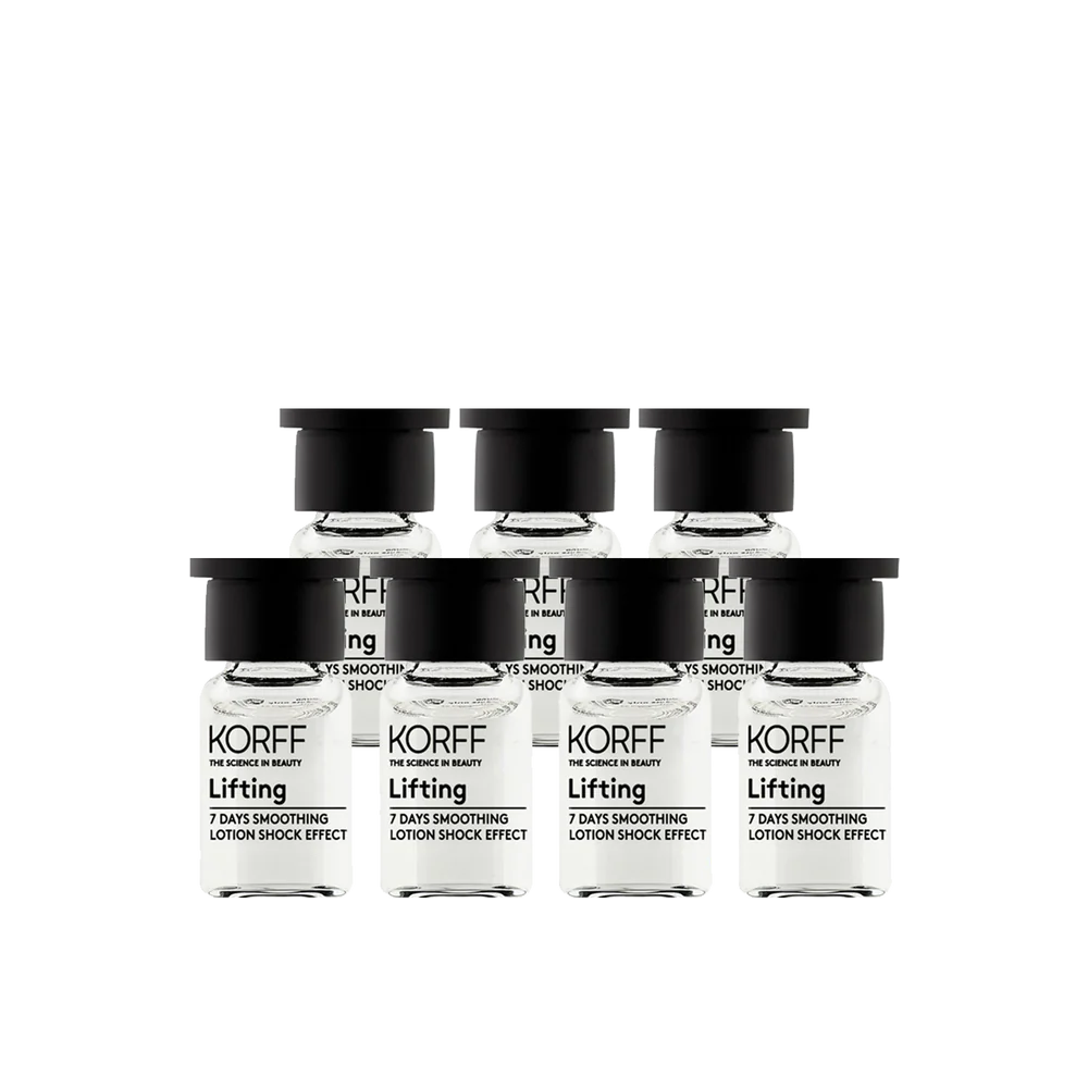 Korff Lifting and Anti-Age 40 76 7 Days Smoothing Lotion Shock Effect Ampoules 7x2 Ml