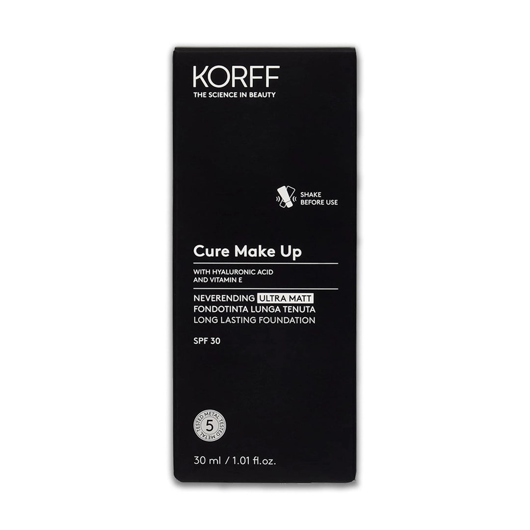 Korff Cure Make Up Neverending Long Lasting Foundation SPF 30 Col. 01, 30 Ml