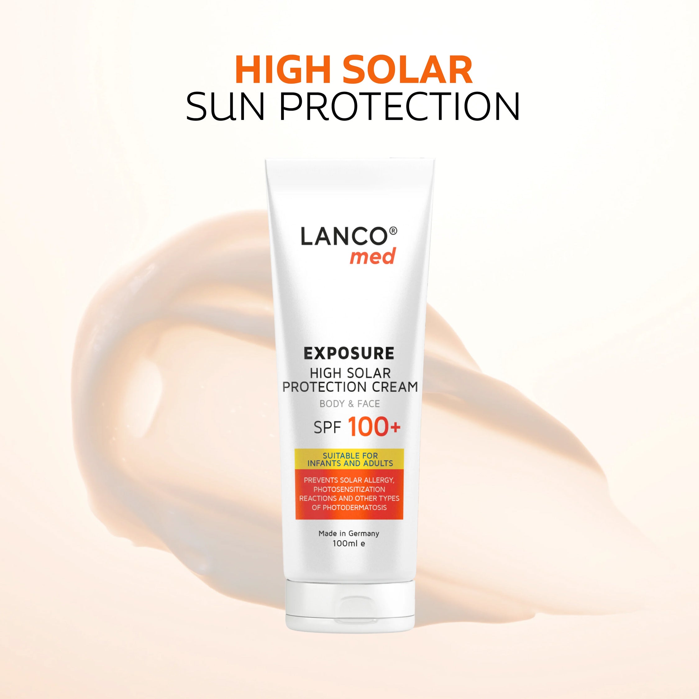 LANCOMED Exposure SPF 100+ High Solar Protection Cream 100 ML