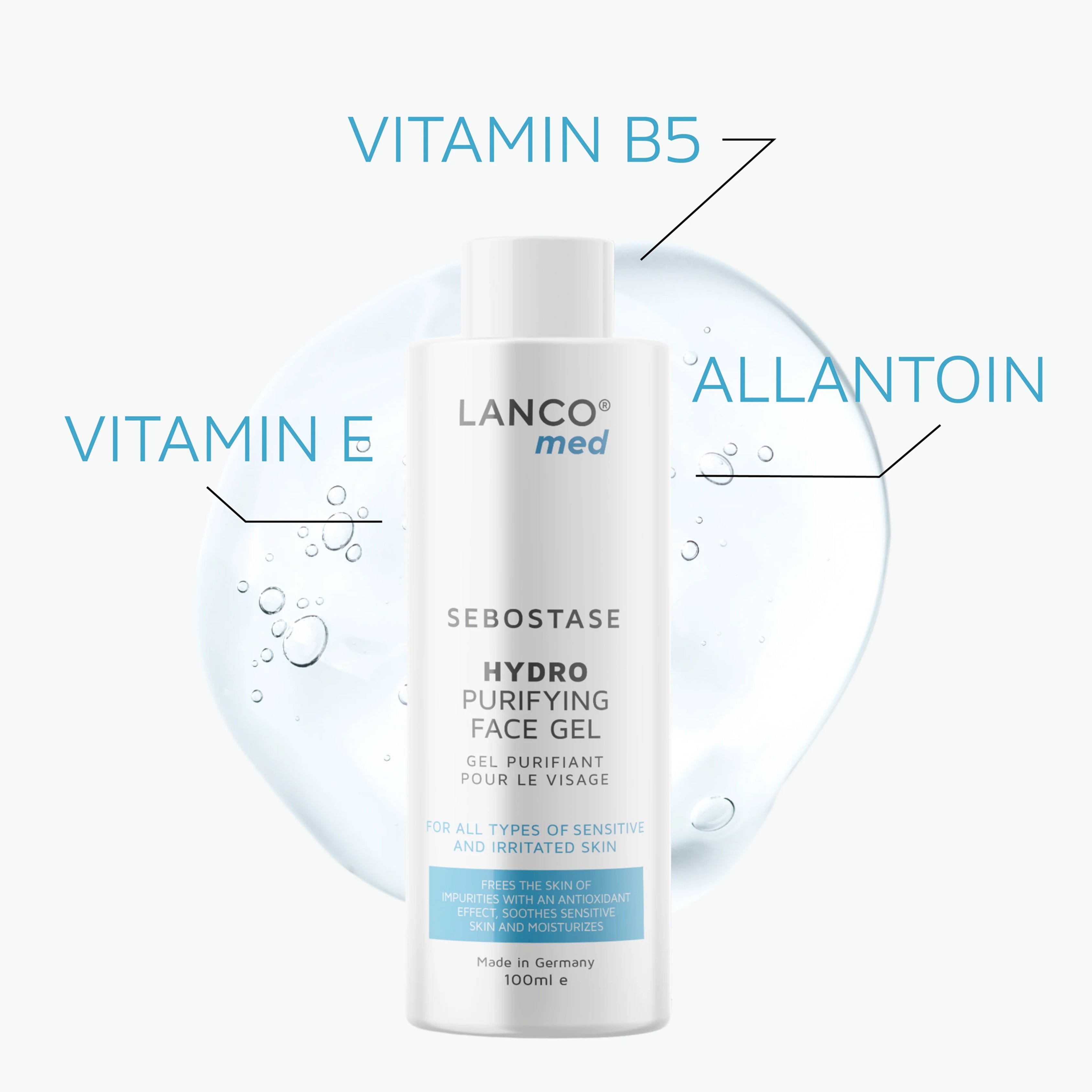 LANCOMED Sebostase Hydro Purifying Face Gel 100 ML