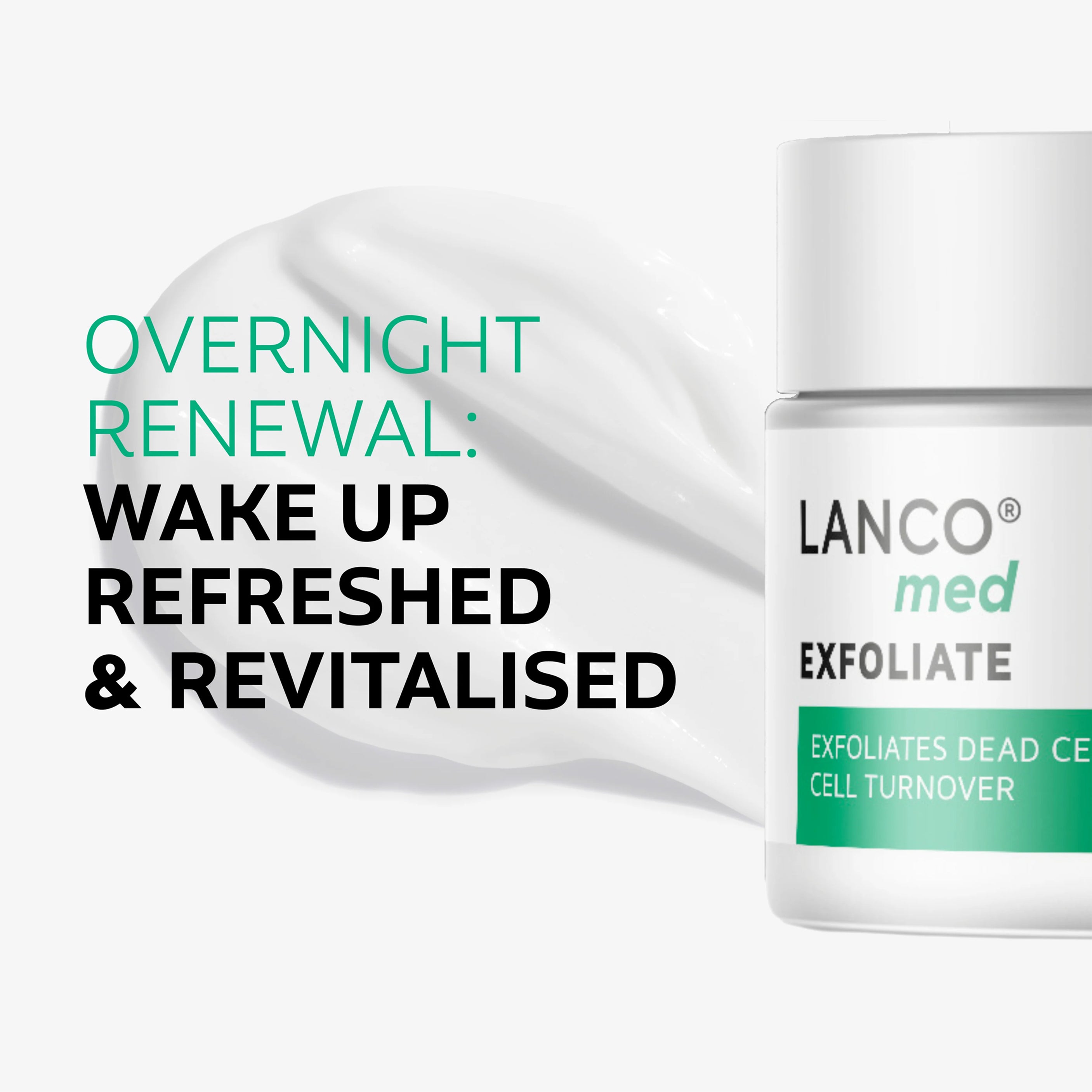 LANCOMED EXFOLIATE OVER NIGHT RENEW CREAM AHA 10% -50 ML