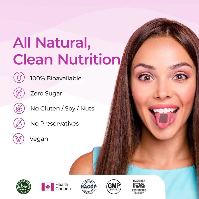 ويلبيينج نيوتريشن ميلتس هير ديزاير”30 شريط فموي