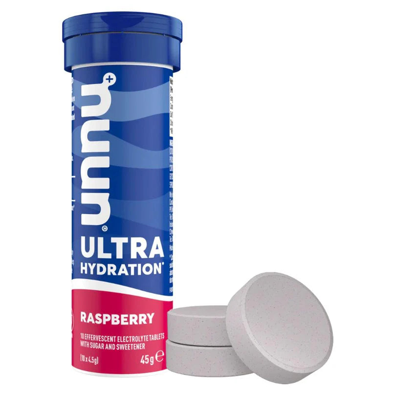Nuun Ultra Hydration Electrolyte Tablets, Raspberry Flavor, 10 Tablets