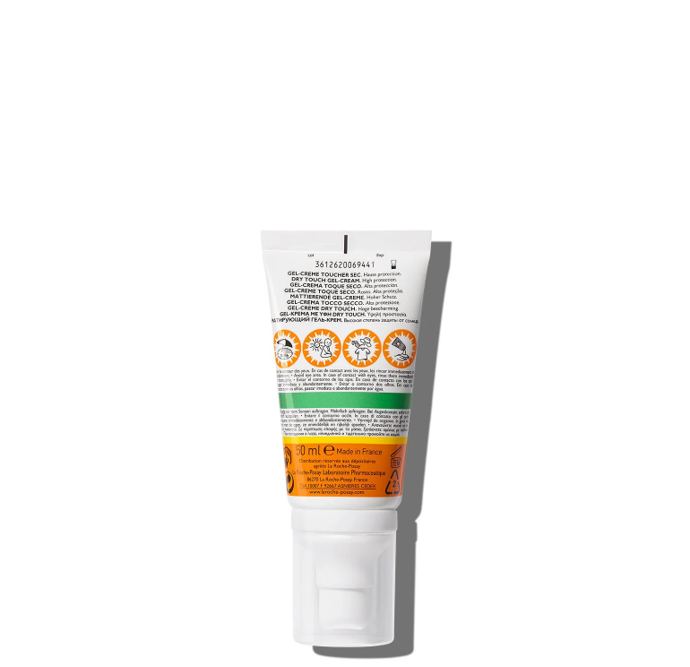لاروش بوزيهأنثيليوس دراي تاتش +SPF50 واقي شمس بتركيبة غير دهنية 50 مل