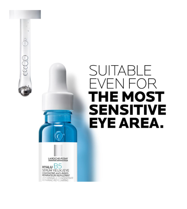 La Roche Posay Hyalu B5 Eye Serum, Hydrating & Re‑Plumping Eye Serum 15 Ml