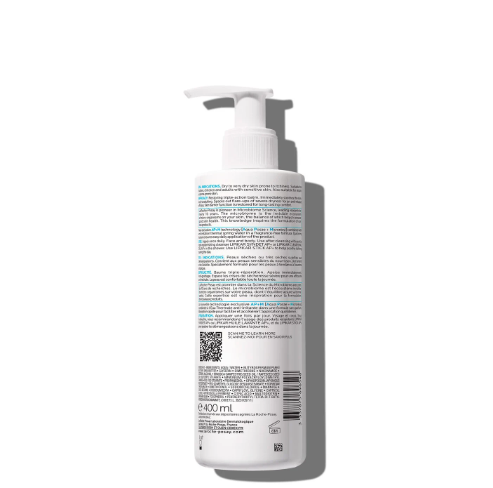La Roche Posay Lipikar Lait Urea 5+ Smoothing Body Milk 400 Ml