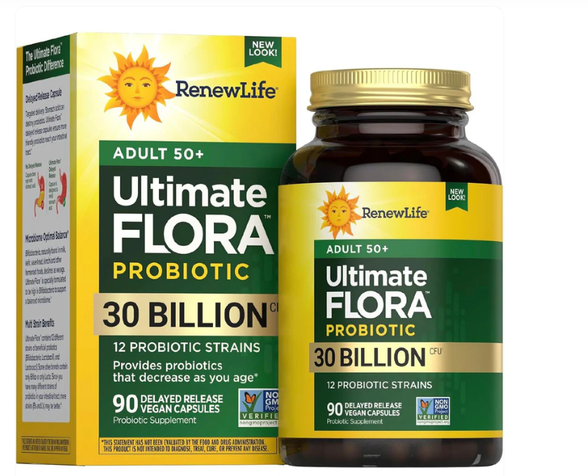 Renew Life Probiotic 30 Billion 12 Strains 30 Vegetarian Capsules