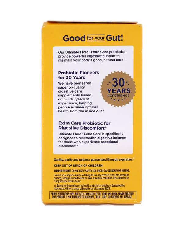 Renew Life Flora 50 Billion Extra Care Probiotic 30 Cap