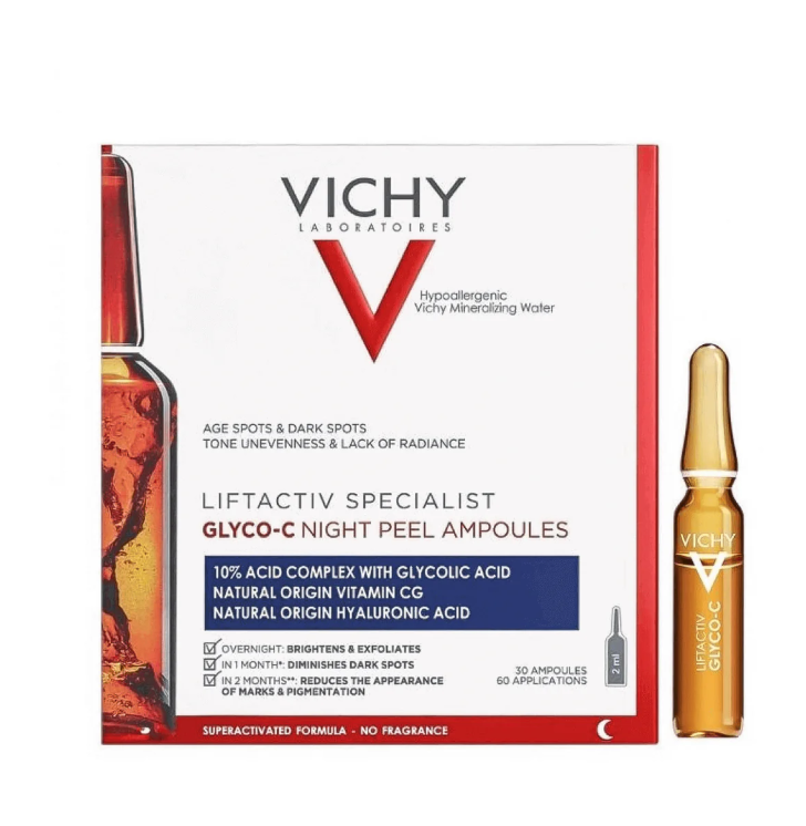 Vichy Liftactiv GLYCO-C Ampoules, Intensive Anti Aging Serum 30 ampoules x 2Ml