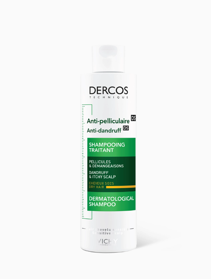 Vichy Dercos Anti‑Dandruff Shampoo for Dry Hair 390 Ml