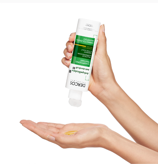 فيشي شامبو فيشي ديركوس المضاد للقشرة للشعر الجاف 390 مل