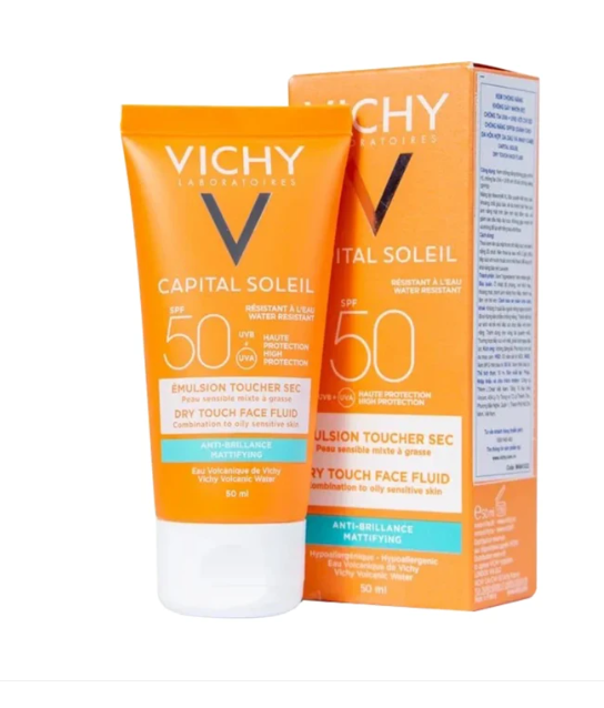 Vichy Capital Soleil Dry Touch Face Fluid SPF 50 Sunscreen 50 Ml