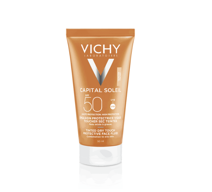 Vichy Capital Soleil Tinted Dry Touch Face Fluid SPF 50+ Universal Tone 50 Ml