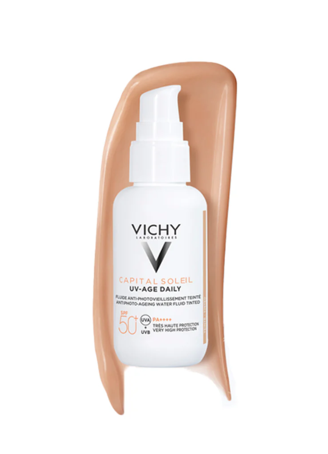 Vichy Capital Soleil UV‑Age Daily Tinted Face Fluid SPF 50+ Universal Tone 40 Ml