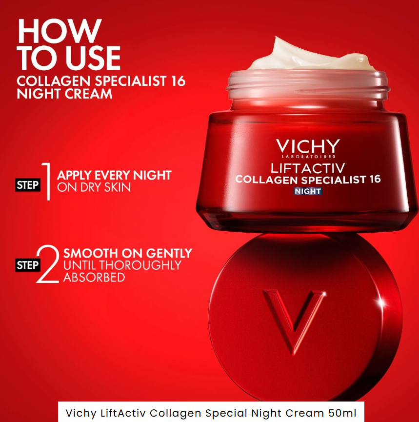 Vichy Liftactiv Collagen Specialist  Night  Cream 50 Ml