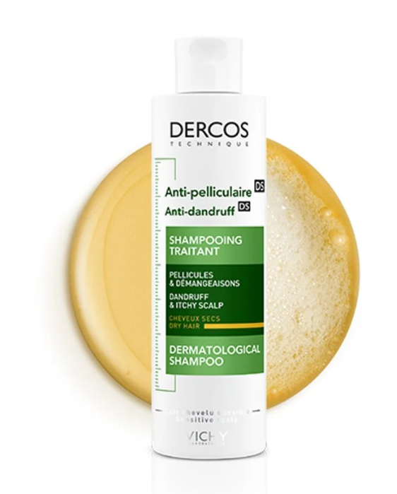 Vichy Dercos Anti-Dandruff Shampoo for Dry Hair 200 Ml