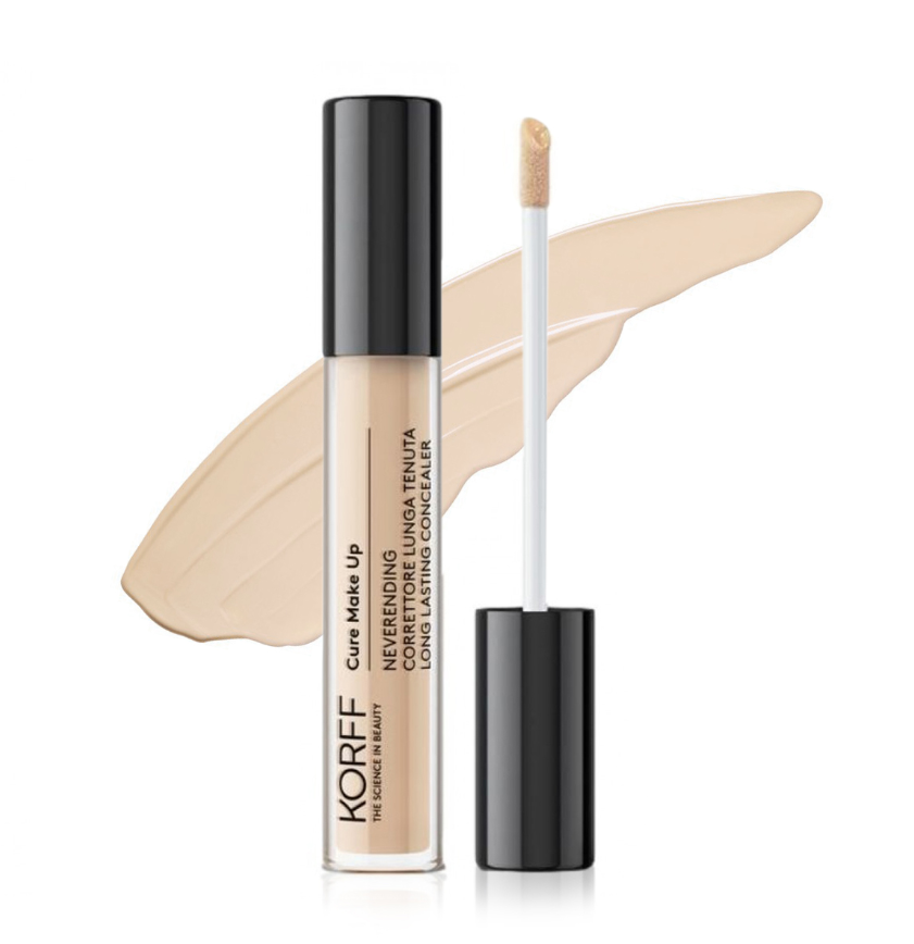 كورف كيور ميك أب كونسيلر طويل الأمد 02  تغطية عالية ولمسة نهائية طبيعية 5.5 مل