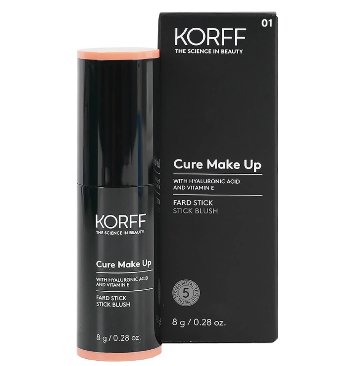 Korff Cure Make Up Stick Blush 01 Creamy Long-Lasting Blush Stick 8 G