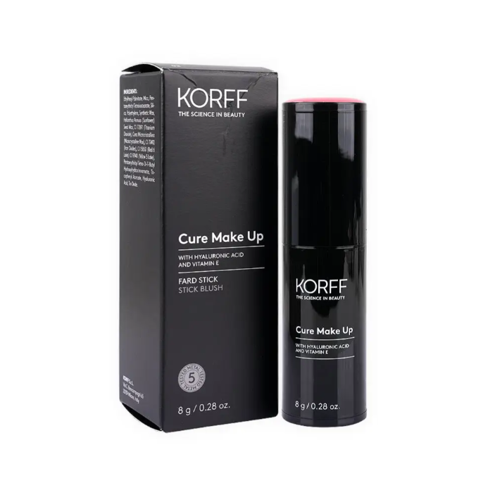 Korff Cure Make Up Stick Blush 02 Creamy Long-Lasting Blush Stick 8 G