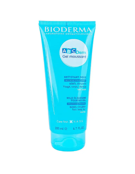 جل بيوديرما ABC ديرم غسول لطيف للأطفال وحديثي الولادة 200 مل
