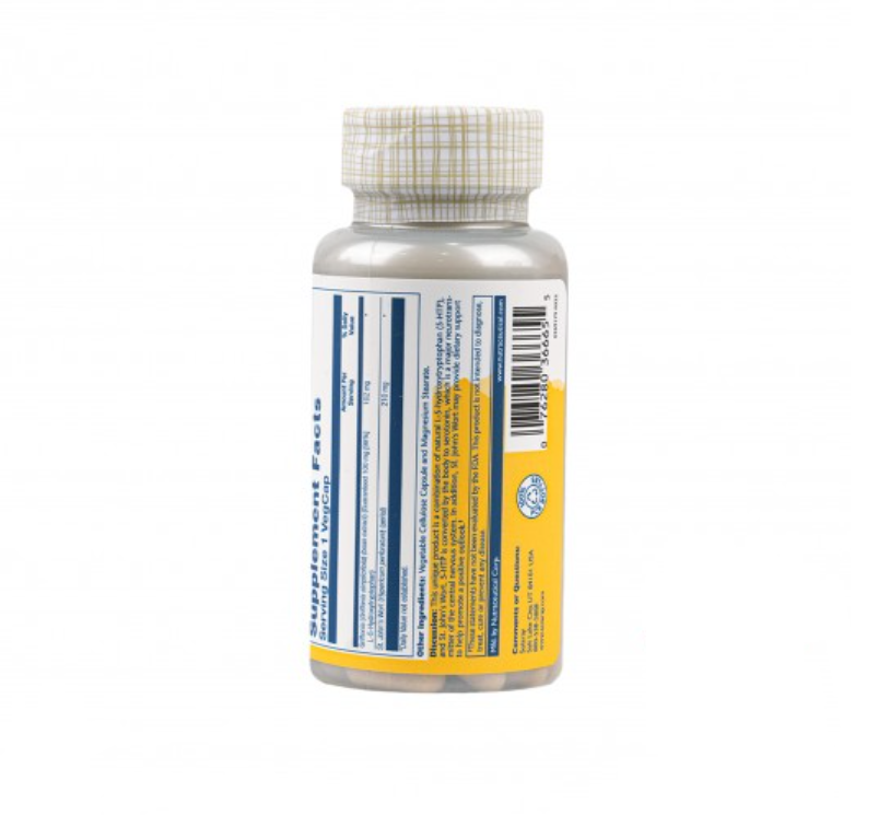 Solaray 5-HTP 100 mg Mood & Sleep Support, 30 Vegetarian Capsules