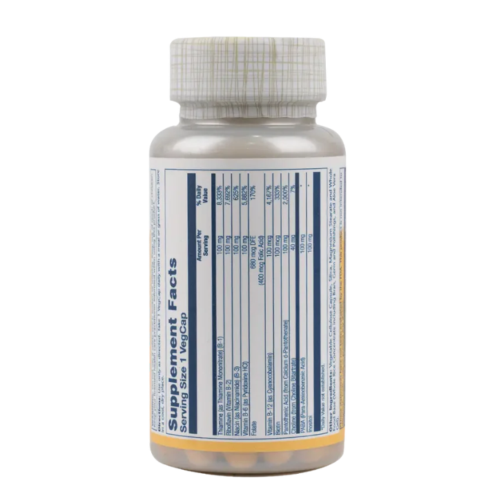 سولاراي بي كومبلكس 100 مجم 50 كبسولة دعم الطاقة وتقليل التوتر