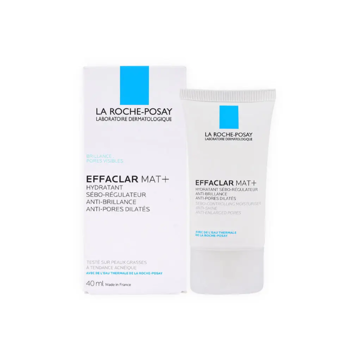 لاروش بوزيه ايفاكلار مات مرطب مضاد للمعان للتحكم وتصغير المسام للبشرة الدهنية 40 مل