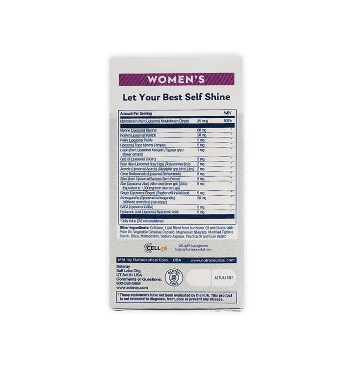 Solaray Liposomal Multivitamins Women's 60 VegCaps