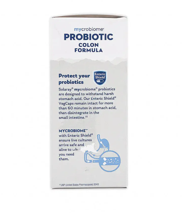 Solaray Probiotic 50 Billion Colon Formula 30 Veg Capsules