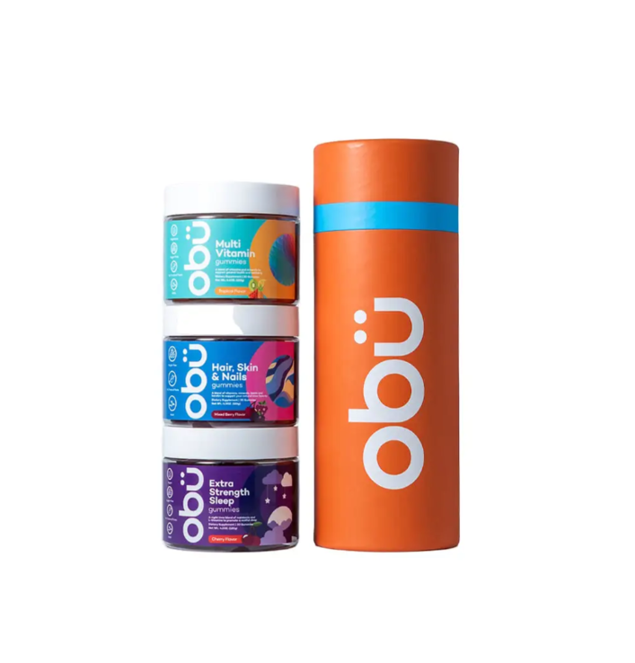 أوبو مالتي فيتامين للبالغين + شعر وبشرة وأظافر + تركيبة النوم القوية (باك السفر)