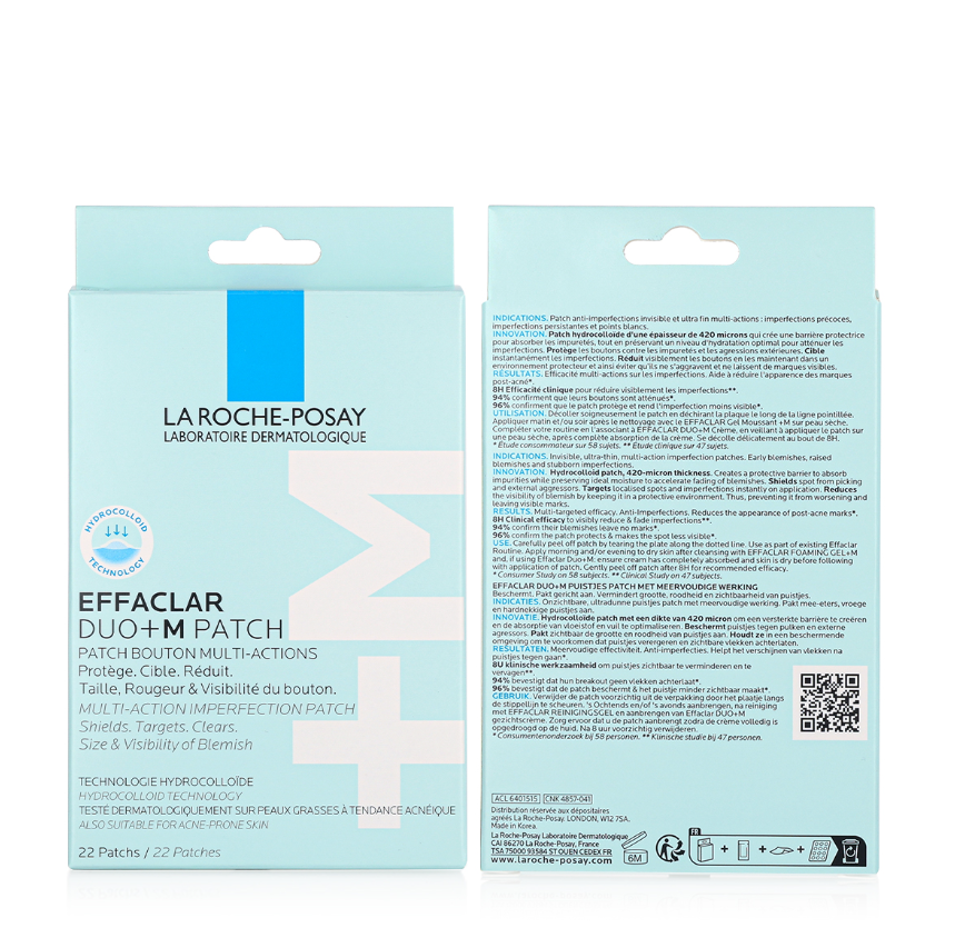 La Roche Posay Effaclar Duo+M 3H Spot Patches  22 pcs