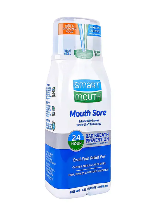 Smart Mouth Sore Mouth Mouthwash 480 Ml