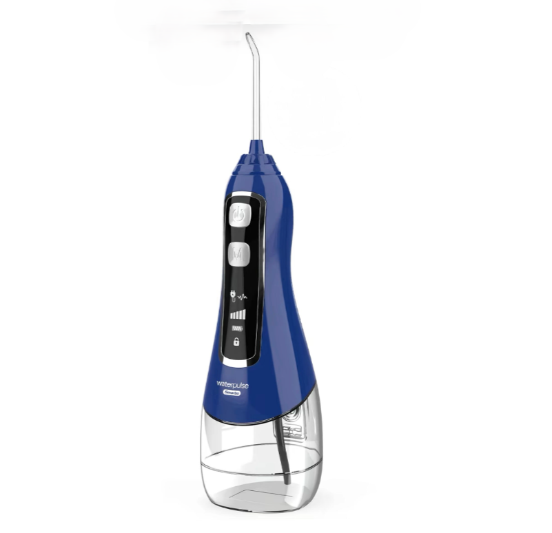 Waterpulse Portable Water Flosser Cordless Dental Water Jet (Blue) V580
