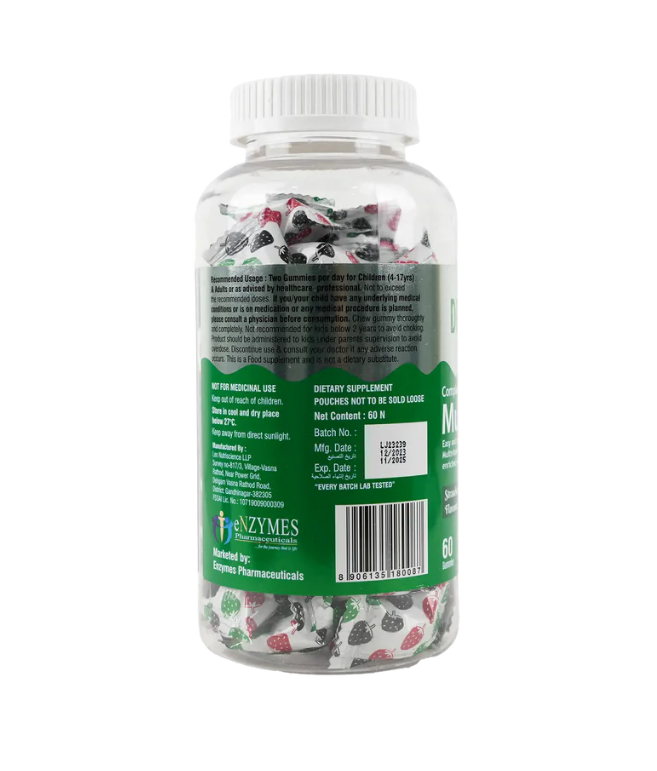 Dr. Gummy Multivitamin Strawberry Flavor 60 Gummies
