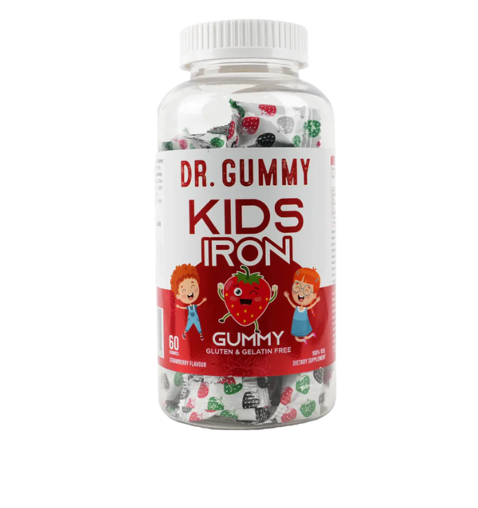Dr. Gummy Kids Iron Strawberry Flavor 60 Gummies