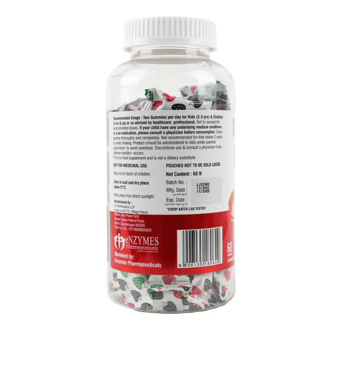 Dr. Gummy Kids Iron Strawberry Flavor 60 Gummies