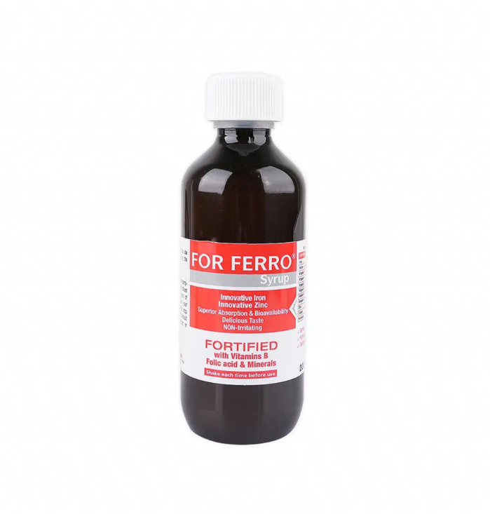 فور فيرو 200 مل شراب حديد وزنك وفيتامين ب12 لعلاج الأنيميا