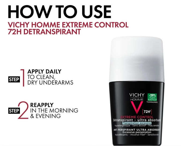 Vichy Extreme Control Ultra Absorbant 72H 50ml