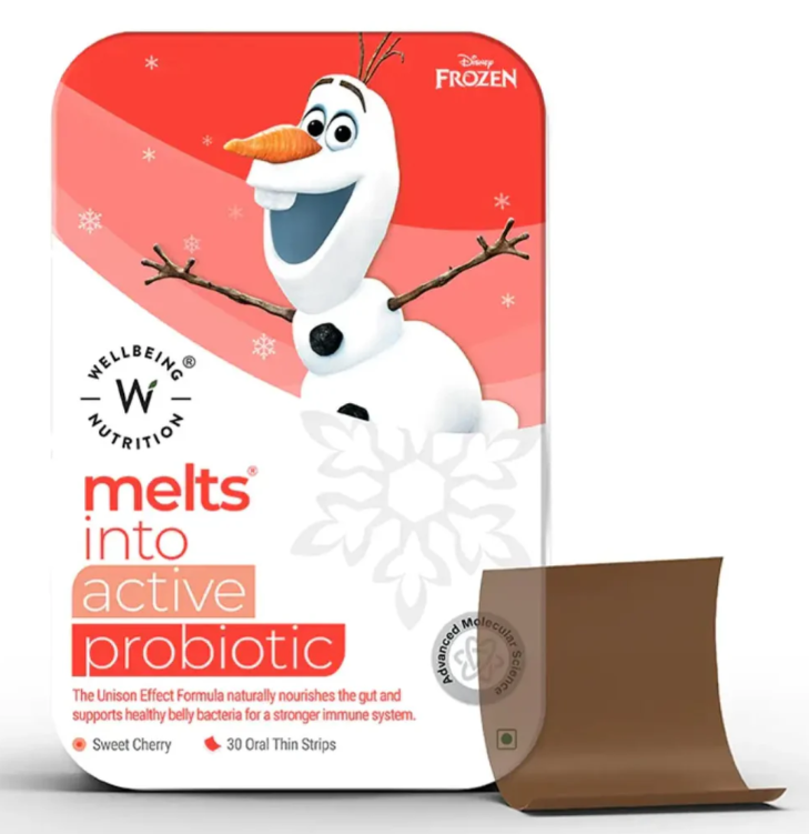 Wellbeing Nutrition Melts Kids Active Probiotic Oral Thin Strips 30 Strips