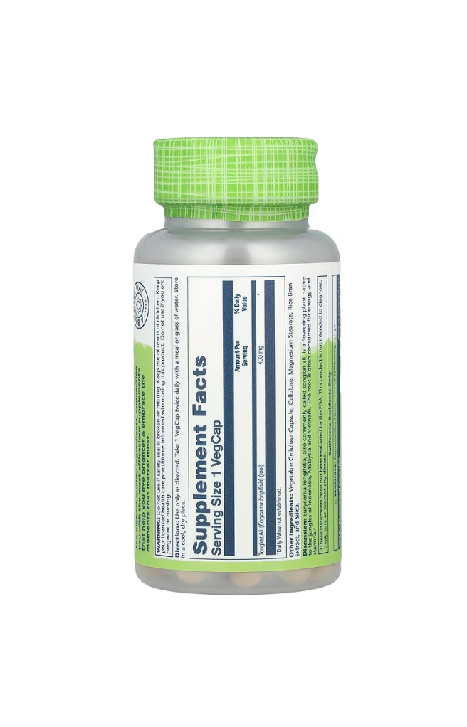 Solaray Tongkat Ali 400mg 60 VegCaps