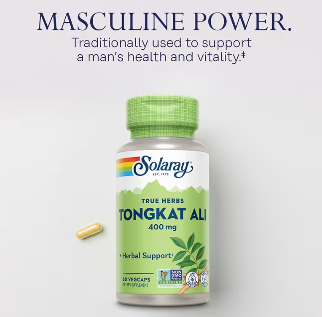 Solaray Tongkat Ali 400mg 60 VegCaps