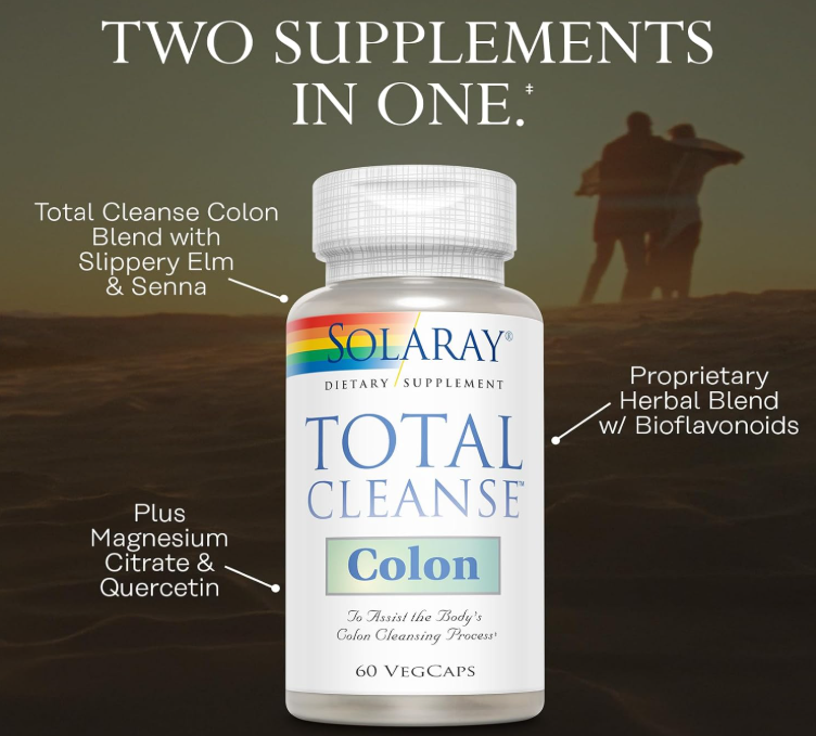 Solaray Total Cleanse Colon 60 Capsules