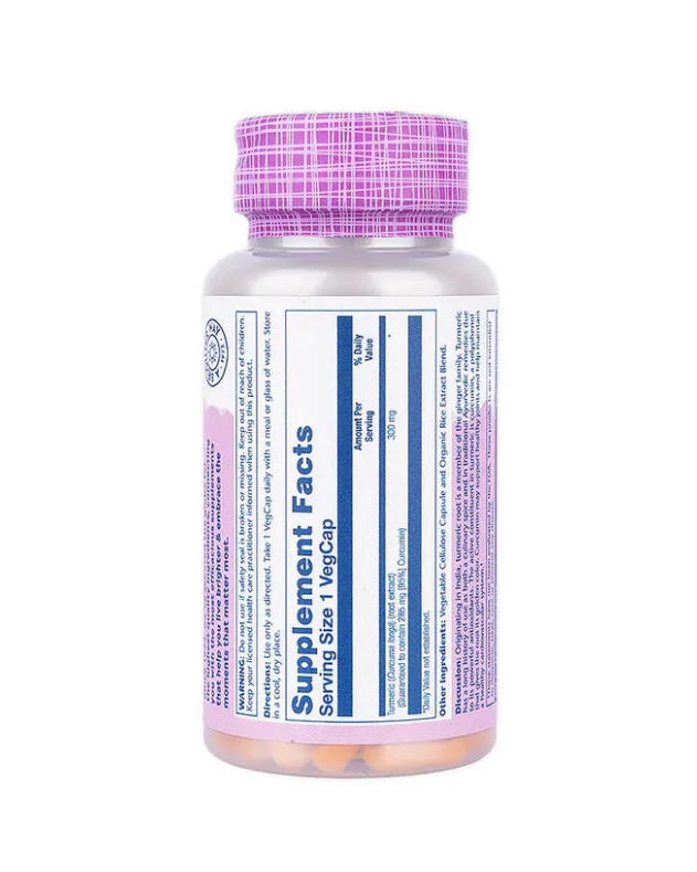 Solaray Turmeric 1 Daily 300mg 60 VegCaps