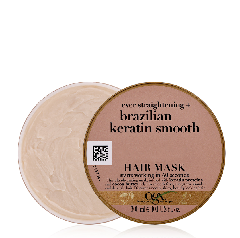OGX Brazilian Keratin Smooth Hair Mask 300ml