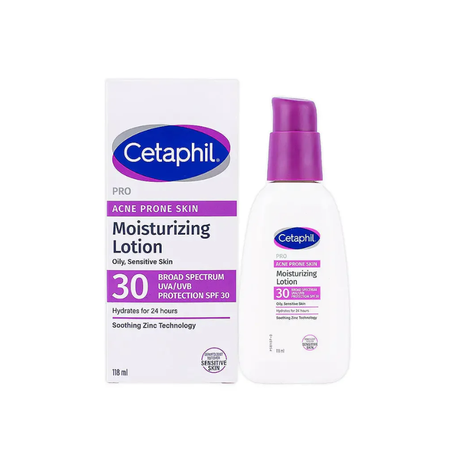 Cetaphil Pro Acne Prone Skin Moisturizing Lotion Broad Spectrum SPF 30 118ml