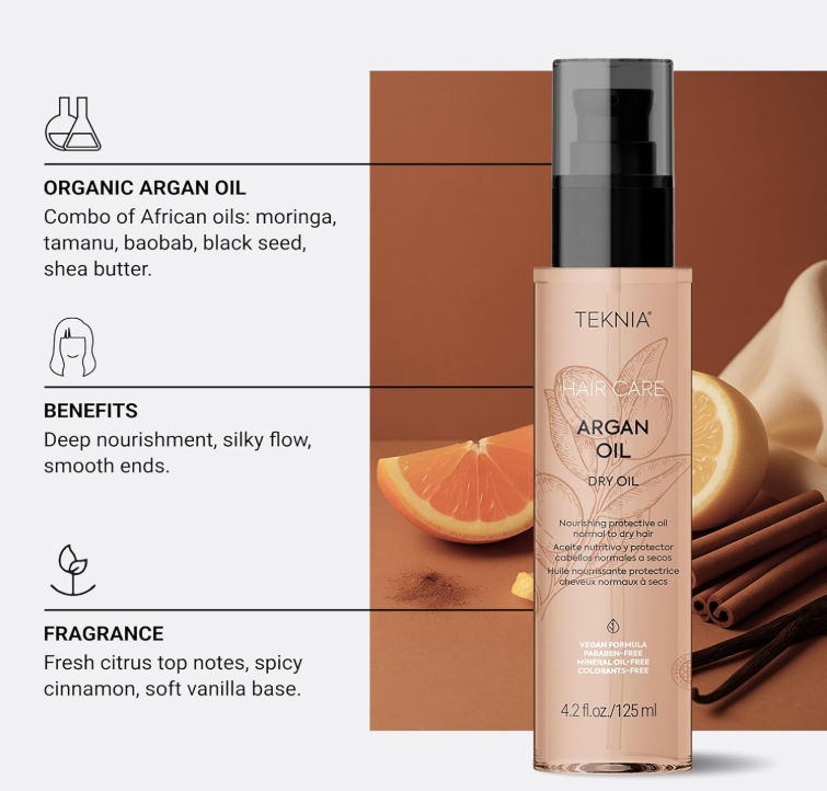 LAKME TKN ARGAN OIL DRY 125ML 44853
