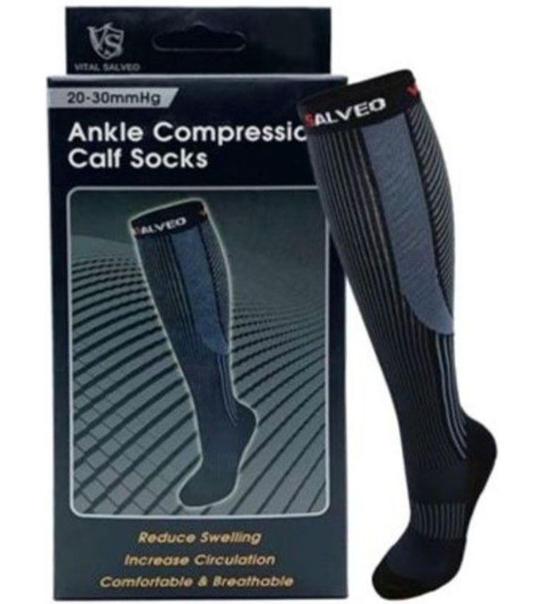 Vital Salveo Ankle Compression Calf Socks - Medium